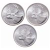 Image 2 : Lot of three (3) Elizabeth II ICCS graded 25 cents.
