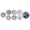 Image 2 : Lot of eight (8) modern ICCS graded 25 cents.