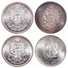 Image 2 : Lot of four (4) ICCS graded Elizabeth II 50 cents.