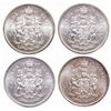 Image 2 : Lot of four (4) ICCS graded Elizabeth II 50 cents.