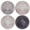 Image 2 : Lot of four (4) ICCS graded Elizabeth II 50 cents.
