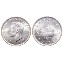$1.00. 1937. ICCS MS-65.