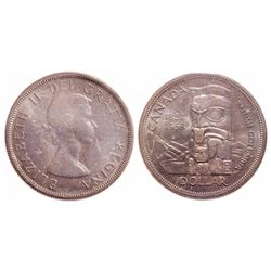 $1.00. 1958. ICCS MS-66.