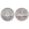 Image 2 : Lot of two (2) ICCS graded 1960 silver dollars.