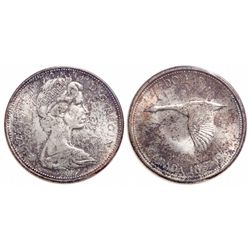 $1.00. 1967. ICCS MS-66.