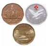 Image 2 : Lot of three (3) ICCS graded commemorative dollars.