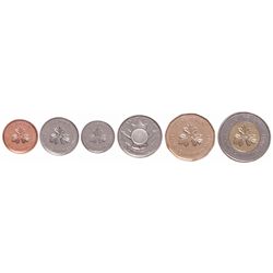 Lot of six (6) ICCS graded 2004 test tokens.