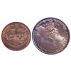 Image 2 : Lot of two (2) ICCS graded medallions.