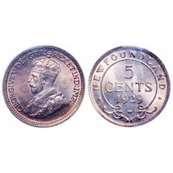 5 Cents. 1929. ICCS MS-66.