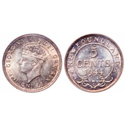 5 Cents. 1944C. ICCS MS-65.