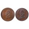 Image 1 : Breton-981. WE-10A1. Waterloo 1/2 Penny. 1816. Ten strings. ICCS AU-50….
