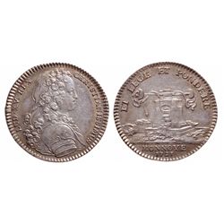 France. Silver Jeton. 1720'S. AU.