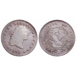 United States. 1 Dollar. 1795. VF.