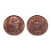 Image 1 : 1880. Round O, Even Date. PCGS graded Mint State-64. Red-Brown. 60% red l….