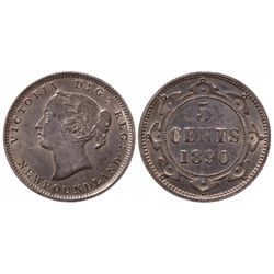 1890. AU-50. Lightly toned. Ex. Norweb collection. Bowers & Merena, Nov.….