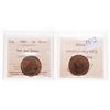 Image 1 : 1861. ICCS Mint State-63. Red-Brown. 40% even red luster.