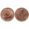 Image 1 : 1861. ICCS Mint State-65. Red. 90% even golden-red luster. A gem, tied f….