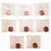 Image 1 : 1940. ICCS MS-65. Red. 100% red luster; 1947. ICCS MS-64. Red. Lot of s….
