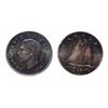 Image 1 : 1946. PCGS graded Mint State-66. Deep purple toning.