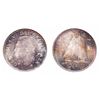 Image 1 : 1951. PCGS graded Mint State-66. Medium heavy, multi-hued toning. Ex. MO….