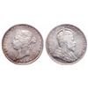Image 1 : 1872-H. Obverse port. #2. ICCS Extra Fine-40; 1904. ICCS Extra Fine-45.….