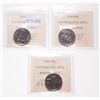 Image 2 : 1999. April; 1999. May; 1999, June. All three Gems are ICCS Mint State-6….