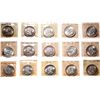 Image 1 : 1935. ICCS Mint State-65. Lot of fifteen (15) Gems. All of the silver do….