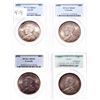 Image 1 : 1935. PCGS graded Mint State-65. Lot of four (4) Gem dollars, all with ou….