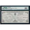 Image 1 : Canada War Savings Certificate. $5.00. 1945. PMG CUNC-64 Net.