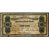 Image 1 : NEWFOUNDLAND GOVERNMENT CASH NOTE. 40 Cents. 1904. NF-2d. No. 2669. Ve….