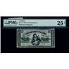 Image 1 : 25 Cents. 1870. DC-1a. PMG VF-25 Net.