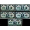 Image 1 : $1.00. July 2, 1923. DC-25n. Lot of five (5) Non-Consecutive Notes UNC-62 EPQ.