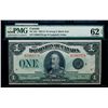 Image 1 : $1.00. 1923. DC-25n. PMG UNC-62 EPQ.