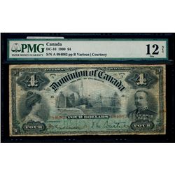$4.00. 1900. DC-16. PMG F-12 Net.