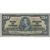 Image 1 : $20.00. 1937 Issue. BC-25a. No. A/E0512022. Osborne-Towers. Extra Fine….