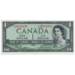 $1.00. 1954. BC-29bA. PMG AU-55.