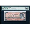 Image 1 : $2.00. 1954. BC-30b. PMG GUNC-66 EPQ.