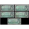 Image 1 : $1.00. 1967 Issue. BC-45a. 1867-1967. Beattie-Rasminsky. Unc. BC-45b.….