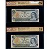 Image 1 : Lot of two (2) 1973 $1 Notes