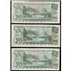 Image 2 : $20.00. 1969 Issue. BC-50a. No. EC7079849. Beattie-Rasminsky. Unc; $2….