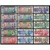 Image 1 : A Complete Set of Multicolour and Bird Series Matched Low Serial Number Notes, #0000226.