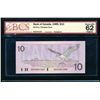 Image 2 : $10.00. 1989. BC-57a. BCS UNC-62 Original.