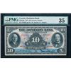 Image 1 : THE DOMINION BANK. $10.00. 1931. CH-220-24-06. PMG VF-35.