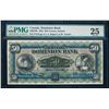 Image 1 : THE DOMINION BANK. $50.00. 1925. CH-220-22-08. PMG VF-25.