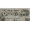 Image 1 : GORE BANK OF HAMILTON. $20.00. 18-- (ca. 1837). CH-325-10-04R. A Remain….
