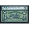 Image 1 : THE MERCHANTS BANK OF CANADA. $10.00. 1906. CH-460-16-04. PMG VF-30 Net.