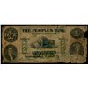 THE PEOPLE'S BANK OF NEW BRUNSWICK. Fredericton, New Brunswick. $1.00. 2….