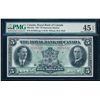 THE ROYAL BANK OF CANADA. $5.00. 1927. CH-630-14-04. PMG EF-45 EPQ.