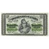 Image 1 : DOMINION OF CANADA.  25 CENTS.  March 1, 1870.  DC-1c.  Plain.  BCS gradedO…