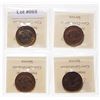 Image 2 : Breton-720.  PC-5A.  1/2d.  1850.  ICCS Mint State-60;  PC-5B2.  1/2d.  185…
